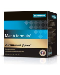 Buy Biocomplex PharmaMed 'Man's formula Active Day', 60 capsules | Online Pharmacy | https://buy-pharm.com