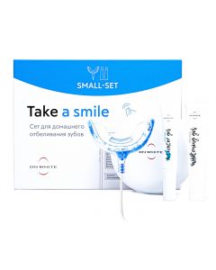 Buy ON WHITE Whitening Complex Take a smile /  PERFECT NEW YEAR GIFT  / home teeth whitening / gentle effect of 8 tones in 3 days (in the set: Led mouth guard + bleaching gel + activator) | Online Pharmacy | https://buy-pharm.com