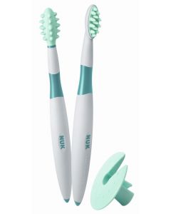 Buy NUK A set of simulators for oral care with a protective ring, with 6 months | Online Pharmacy | https://buy-pharm.com