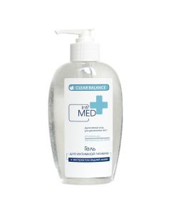 Buy Magrav Inti Med Gel for intimate hygiene with water lily extract Clear Balance 250 ml | Online Pharmacy | https://buy-pharm.com