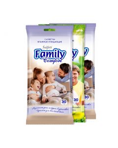 Buy Salfeti Family 3 packs. universal wet wipes for the whole family 30 pcs | Online Pharmacy | https://buy-pharm.com