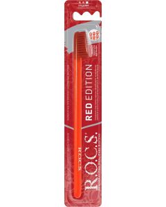 Buy ROCS Toothbrush RED Edition Classic, medium hard | Online Pharmacy | https://buy-pharm.com