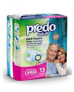 Buy Predo Adult diapers 13 pcs. size L (waist 100-150 cm) | Online Pharmacy | https://buy-pharm.com