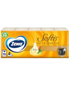 Buy Paper Nasal Handkerchiefs Zewa Softis Soft & Sensitive, 9 pcs. х 10 | Online Pharmacy | https://buy-pharm.com