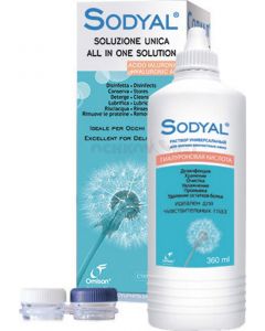 Buy Universal solution 120 ml for SODYAL contact lenses with container (Italy) | Online Pharmacy | https://buy-pharm.com