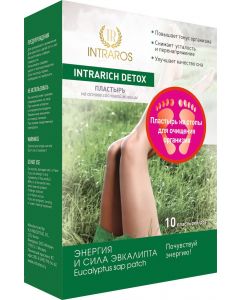 Buy Intrarich Detox Patch Energy and strength of eucalyptus, 10 pcs | Online Pharmacy | https://buy-pharm.com