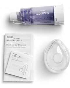 Buy Philips Respironics OptiChamber Diamond HH1331 / 00 Spacer with Children's Medium Mask | Online Pharmacy | https://buy-pharm.com