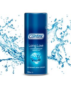 Buy Contex Long Love Intimate lubricating gel with a cooling effect, prolonging pleasure, 100 ml | Online Pharmacy | https://buy-pharm.com