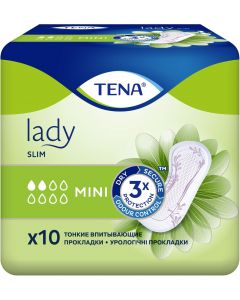 Buy Urological pads Tena Lady Slim Mini, 10 pcs | Online Pharmacy | https://buy-pharm.com