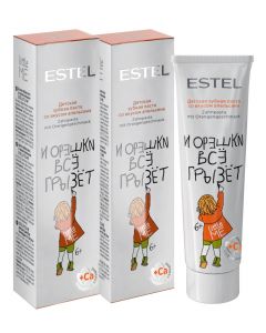 Buy ESTEL PROFESSIONAL LITTLE ME Toothpaste for children with orange flavor 50ml - 2pcs | Online Pharmacy | https://buy-pharm.com