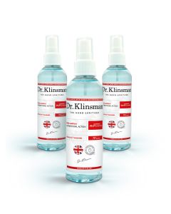 Buy Alcohol hand sanitizer 100ml. 3 pcs / Skin spray sanitizer / Dr. Klinsman | Online Pharmacy | https://buy-pharm.com