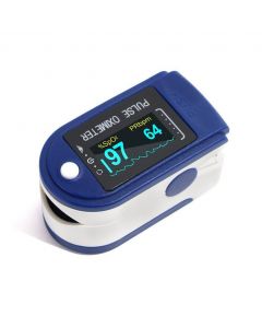 Buy Pulse oximeter with color OLED display on a finger (3 indicators) H8, batteries included | Online Pharmacy | https://buy-pharm.com