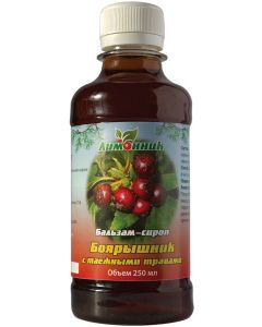 Buy NPK lemongrass. 'Balsam-syrup Hawthorn with taiga herbs' Vessels. A heart. Healthy sleep. 250 ml. | Online Pharmacy | https://buy-pharm.com