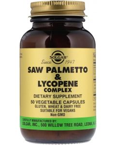 Buy Solgar, Saw Palmetto & Lycopene Complex 'Men's health support complex', 653 mg, 50 capsules | Online Pharmacy | https://buy-pharm.com