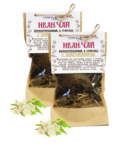 Buy Ivan-tea with whitehead, 50 gr, Taiga Cache - 2 pcs. | Online Pharmacy | https://buy-pharm.com