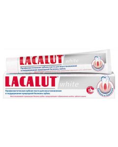 Buy Lacalut whitening toothpaste White, 75 ml | Online Pharmacy | https://buy-pharm.com