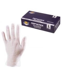 Buy Hygienic gloves Aviora, 100 pcs, L | Online Pharmacy | https://buy-pharm.com