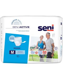 Buy Absorbing panties for adults 'Seni Active', disposable, size 2 (80-110 cm), 10 pieces | Online Pharmacy | https://buy-pharm.com