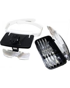 Buy Binocular head magnifier TEWSON TH-9203 with illumination (2 LED) | Online Pharmacy | https://buy-pharm.com