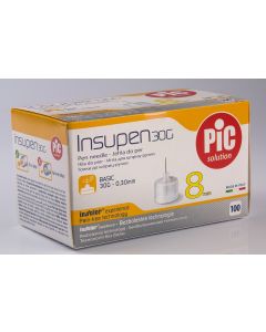 Buy INSUPEN Disposable Needles for Syringe Pen: 30Gx5 / 16 ', 0.30mm * 8mm, 100 pieces / package | Online Pharmacy | https://buy-pharm.com