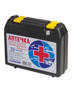Buy First aid kit CAR, plastic case, composition - by order No. 325, 9825 | Online Pharmacy | https://buy-pharm.com