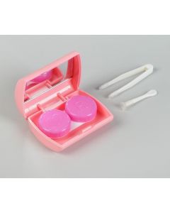Buy Set for contact lenses, in a case with a mirror, assorted colors | Online Pharmacy | https://buy-pharm.com