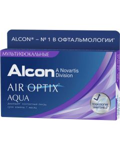 Buy Alcon Air Optix Aqua Multifocal contact lenses. 50 / Monthly, -0 14.2 / 8.6, LOW, 3 pcs. | Online Pharmacy | https://buy-pharm.com