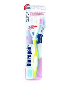 Buy Toothbrush Biorepair CURVE Protezione Gengive ultra-soft, yellow | Online Pharmacy | https://buy-pharm.com