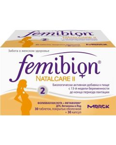 Buy Femibion  'Natalker 2', 30 tablets + 30 capsules | Online Pharmacy | https://buy-pharm.com