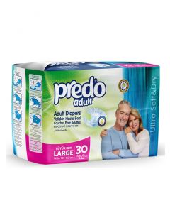 Buy Predo Adult Diapers 30 pcs. size L (waist 100-150 cm) | Online Pharmacy | https://buy-pharm.com