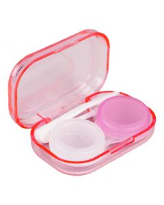 Buy Set for contact lenses, in a case, 3 pieces, pink | Online Pharmacy | https://buy-pharm.com