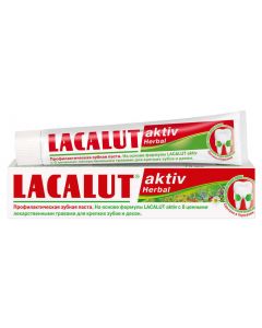 Buy Lacalut Activ Herbal Toothpaste, 75 ml | Online Pharmacy | https://buy-pharm.com
