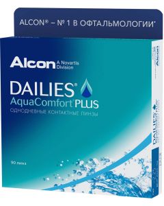 Buy Alcon Dailies AquaComfort Plus Contact Lenses Daily, 5.50 / 14 / 8.7, 90 pcs. | Online Pharmacy | https://buy-pharm.com