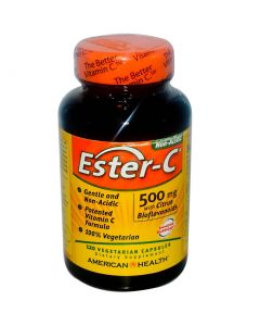 Buy American Health, Ester-C Immune Vitamins, 500 mg, 120 Vegetarian Capsules | Online Pharmacy | https://buy-pharm.com
