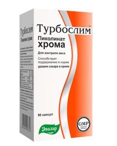 Buy Turboslim Chromium Picolinate caps. 150mg # 90 (dietary supplement) | Online Pharmacy | https://buy-pharm.com