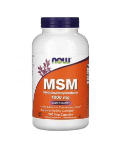 Buy Now Foods, Supplement Supports healthy joints, MSM, methylsulfonylmethane, 1000 mg, 240 capsules | Online Pharmacy | https://buy-pharm.com