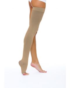 Buy Compression stocking, knitted for the treatment of venous insufficiency and lymphostasis PCI 'CC' type 2 - up to the thigh, type 1 - with an open toe, compression 2 (14-24 mm Hg) - size 3 | Online Pharmacy | https://buy-pharm.com