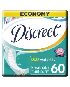 Buy Women's Panty Liners DISCREET Deo Water Lily Multiform, 60 pcs. | Online Pharmacy | https://buy-pharm.com