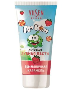 Buy Toothpaste children Om Nom 'strawberry CARAMEL' | Online Pharmacy | https://buy-pharm.com