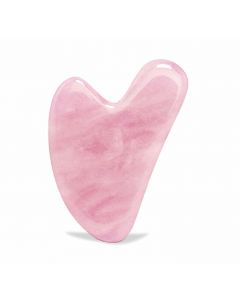 Buy QnQ Guasha drop-shaped scraper made of 100% rose quartz | Online Pharmacy | https://buy-pharm.com