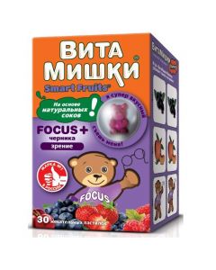 Buy VitaMishki Focus +, chewable pastilles, 30 pcs. | Online Pharmacy | https://buy-pharm.com