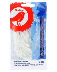 Buy A set of dental floss Auchan Red Bird, 18 pcs | Online Pharmacy | https://buy-pharm.com