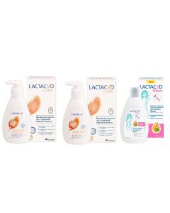 Buy Lactacyd set for intimate hygiene: Classic + Shave (2 + 1) | Online Pharmacy | https://buy-pharm.com