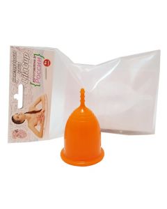 Buy Menstrual cup 'Practitioner', orange M LilaCup 22 ml | Online Pharmacy | https://buy-pharm.com
