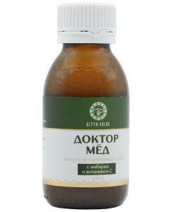 Buy Ural / Drink on plant raw materials 'Doctor Honey' with ginger and vitamin C, 90 ml | Online Pharmacy | https://buy-pharm.com
