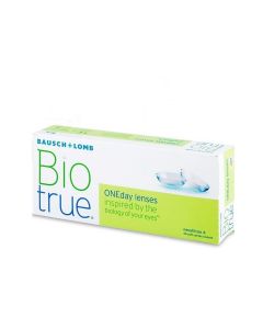 Buy Bausch + Lomb Biotrue ONEday Contact Lenses (30 Lenses) Daily, -1.25 / 14.20 / 8.6, clear, 30 pcs. | Online Pharmacy | https://buy-pharm.com
