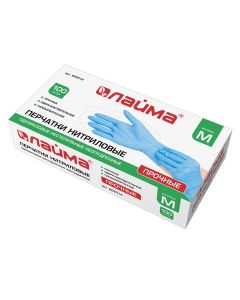 Buy Nitrile blue gloves, 50 pairs (100 pieces), powder-free, durable, size M (medium ), LIMA, 605014 | Online Pharmacy | https://buy-pharm.com