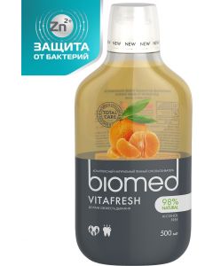Buy Biomed Vitafresh Mouthwash, antibacterial, citrus, 500 ml | Online Pharmacy | https://buy-pharm.com