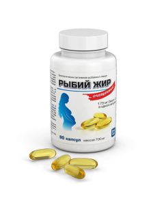 Buy Fish oil, purified, 90 capsules, 700 mg Pro100 | Online Pharmacy | https://buy-pharm.com