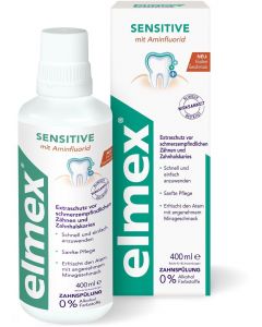 Buy Elmex Mouthwash Sensitiv, to reduce teeth sensitivity, 400 ml | Online Pharmacy | https://buy-pharm.com